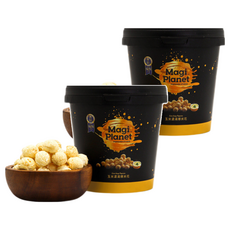 Magi Planet 星球工坊 玉米濃湯爆米花黑桶, 100g, 2桶