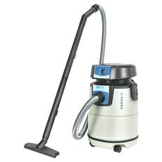 A Plus Power 25L專業級乾溼工業用吸塵器, 1050W強力功率, 高密度過濾網, 可水洗, 1.8m軟管/4.5m電源線, 萬向滾輪, AVC-6.0