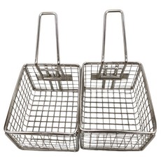 CASA MADE 炸物神器 2.0 兩小格 304食品級不鏽鋼, 109 x 85 x 64mm, 1組