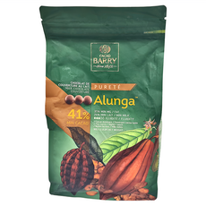 CACAO BARRY 可可巴芮 亞然加牛奶巧克力 41%鈕扣狀, 1kg, 1包