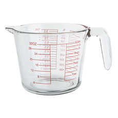 BOACUP 烘焙刻度 玻璃量杯, 350ml, 1個, 單一顏色
