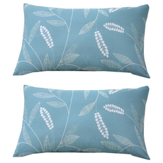 LoveCity 寢城之戀 可水洗印花枕 超細舒柔棉透氣舒適 台灣製, 依蔓草, 2個