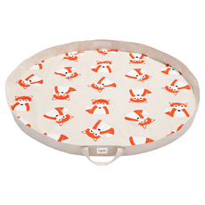 3 Sprouts 手提玩具收納袋, 直徑112cm, 狐狸, 1個