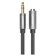 UGREEN 綠聯 3.5mm音源延長線 1m, AV118, 黑色, 1條