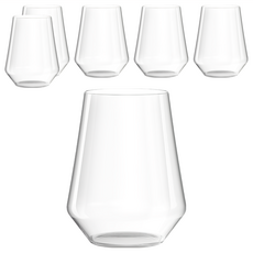 LUCARIS 香港系列 無鉛水晶無梗杯 625ml, 6個, 透明