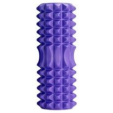 三次方 瑜珈滾筒 月牙款, 1個, 紫色