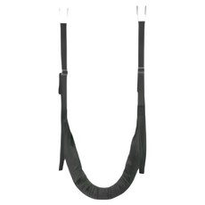 索樂生活 腰椎牽引帶, 黑色, 1組, 125 x 8cm，舒緩腰部壓力，改善坐姿