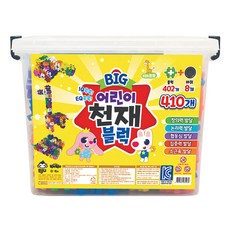 BIG 兒童天才積木 410p, 1個, 混色