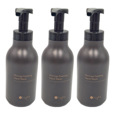 O'right 歐萊德 辣木淨化洗手慕絲, USDA Biobased 生物基天然永續認證, 450ml, 3瓶