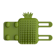 AFAMIC 艾法 最新款速拆好清洗寵物抓癢神器桌腳蹭毛除毛梳按摩梳 寵物梳 廢毛梳 桌腳梳 蹭癢梳 理毛, 綠色, 1個