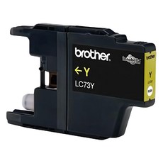brother 兄弟牌 台灣公司貨 原廠黃色墨水匣 LC73Y, 黃色, 1個