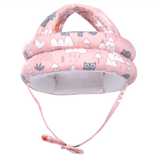 Vanibaby 寶寶學步護頭帽, 1個, 粉色森林