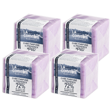 LA CORVETTE 法釩馬賽莊園 經典薰衣草馬賽皂, 普羅旺斯香氛, 72%植物油, 200g, 4個