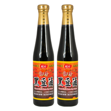 龍宏御珍黑豆油, 365天靜釀熟成, 天然醬香甘醇加倍, 無添加防腐劑, 無添加焦糖色素, 420ml, 2瓶