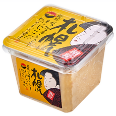 菊鶴 札幌味噌, 嚴選非基改黃豆、台灣國產白米, 古早技法製作, 自然發酵熟成, 500g, 1盒