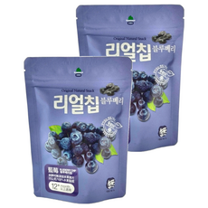 Ssalgwaja 米餅村 無添加寶寶水果脆片, 藍莓, 20g, 2包