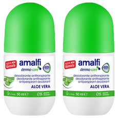 amalfi蘆薈精華體香劑 0%Paraben防腐成分 抗異味 清新乾爽 歐洲製造, 50ml, 2瓶