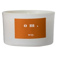 wxy. 經典mini蠟燭, om. 竹葉 + 橙花, 95g, 1個
