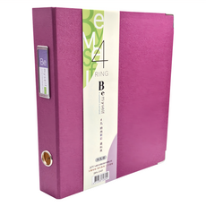 JOY STAR Be Myself 時尚新彩 大孔徑 4孔資料夾 文書收納/資料整理/公文建檔 JBN-234D, 極光紫, 1個