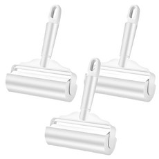 加長型滾筒黏毛器 短柄, 3個, 16 x 23cm