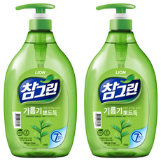 LION 獅王 Chamgreen 濟州綠茶洗碗精 綠茶香, 1kg, 2瓶