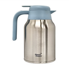 HouseKeeper 妙管家 316長效保溫壺 HKVP-1316 19.5 x 13.5 x 22.8cm, 銀色 + 藍色, 1.6L, 1個