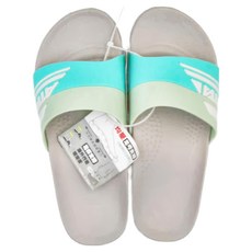 ATTA 運動風圖紋室外拖鞋, 水綠色, 240mm