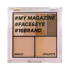 16 brand 迷你雜誌彩妝盤 Vol.05 奶油杏仁, 1盒