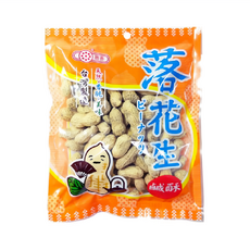 惠香 鹹酥花生 台灣在地傳統美味 嚴選帶殼花生, 130g, 1包