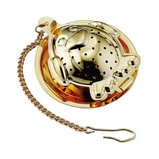 SALUS 佐藤金屬 懸掛式濾茶器 企鵝 古典金, 55 x 50 x 23mm, 1個