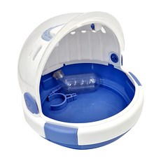 Carno 卡諾 UFO外出籠 半透明設計 適用於攜帶鼠、倉鼠、松鼠、灰鼠等, 霧霾藍, 1個