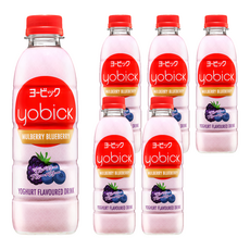 yobick 乳酸菌飲，桑葚藍莓味，優酪乳風味飲品, 310ml, 6瓶