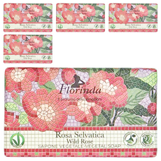 Florinda 密藏玫瑰檀香潤膚皂 200G, 5個