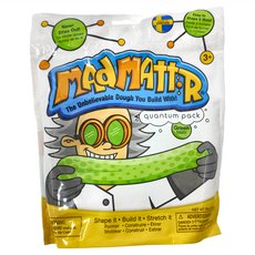 MAd MATTR 瘋狂博士 MM沙, 不怕濕不變乾不掉屑, 超柔軟黏土, 蘋果綠, 1包, 10oz