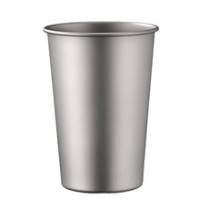 TEMPEST 純鈦啤酒杯, 350ML, 耐高溫600℃, 耐低溫-253℃, 10.4 x 8.2 x 5.7cm, 1個