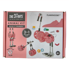 THE OFF BITS 怪奇機械積木, 6歲以上, 超過65個零件, 紅鶴, 1盒