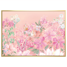 BOLUO GALLERY 菠蘿選畫所 花香滿徑 掛畫 BFFD4611G, 金色