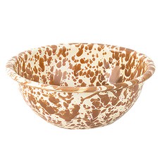 Crow Canyon Home 麥片碗 D17, 1個, 鞍棕色大理石紋