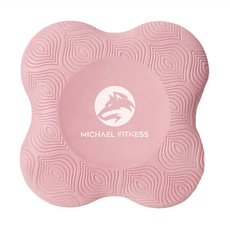MICHAEL FITNESS 麥克健身 瑜珈跪墊 TPE材質 穩固防滑, 19.5 x 19.5 x 2cm, 粉色, 2個