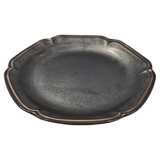 天目24皿, 24 x 3.5cm, 御皇家, 1個