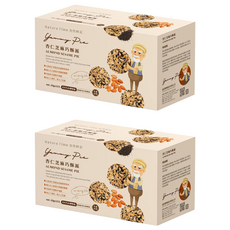 自然時記 杏仁芝麻巧酥派 10包入, 200g, 2盒