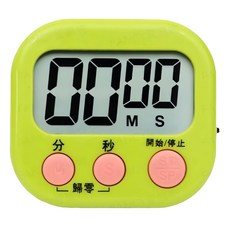 FANCY LIFE 電子計時器, 大螢幕顯示, 大按鍵設計, 自帶支架，立好方便, 1個