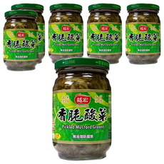 龍宏 香脆酸菜, 370g, 6罐