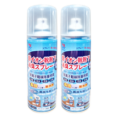 蘿林嚴選 鞋襪除臭噴霧, 綠茶味, 260ml, 330g, 2瓶