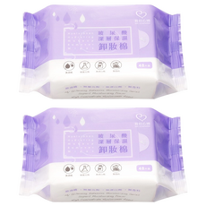 MY SCHEMING 我的心機 玻尿酸深層保濕卸妝棉, 48片, 2包