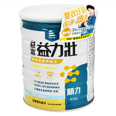 益富 益力壯 順力雙好菌高鈣配方, 850g, 1罐