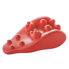 CHEZ MOI 頭頸按摩墊 30 x 19.5 x 10.2 公分, 1個, 紅色