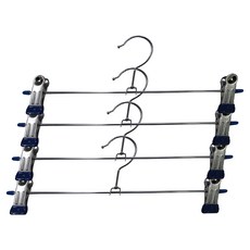 HIKOYA 和彥家 簡潔防滑裙褲架 4個, 1組, 銀色