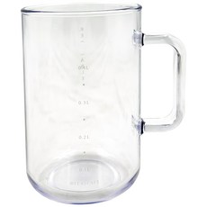 TEASCAFE RE ABLE TRITAN 馬克杯 530ml, 透明, 1個