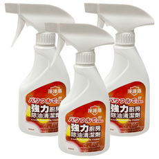 淨護盾 強力廚房除油清潔劑 清潔抽油煙機 瓦斯爐及廚房周圍牆壁 流理台等油汙, 500ml, 3瓶